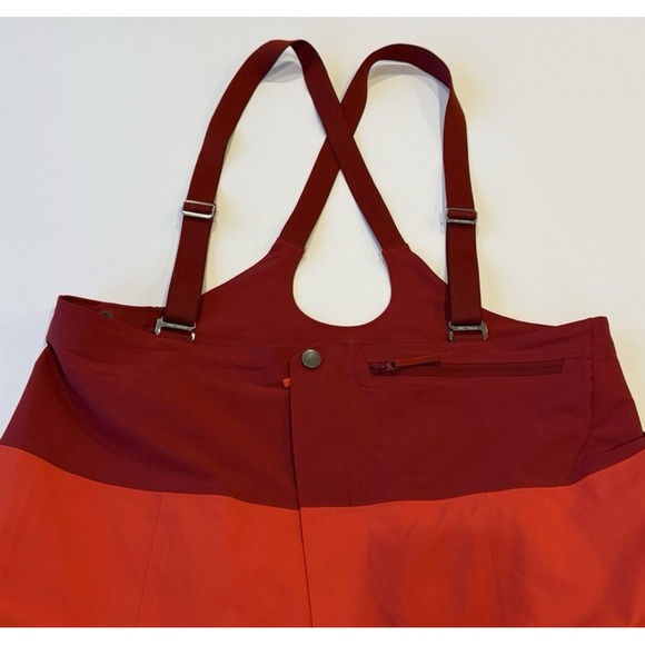 Arc'teryx Shashka Bib Ski Pants Womens Large Red Recco - Picture 2 of 10